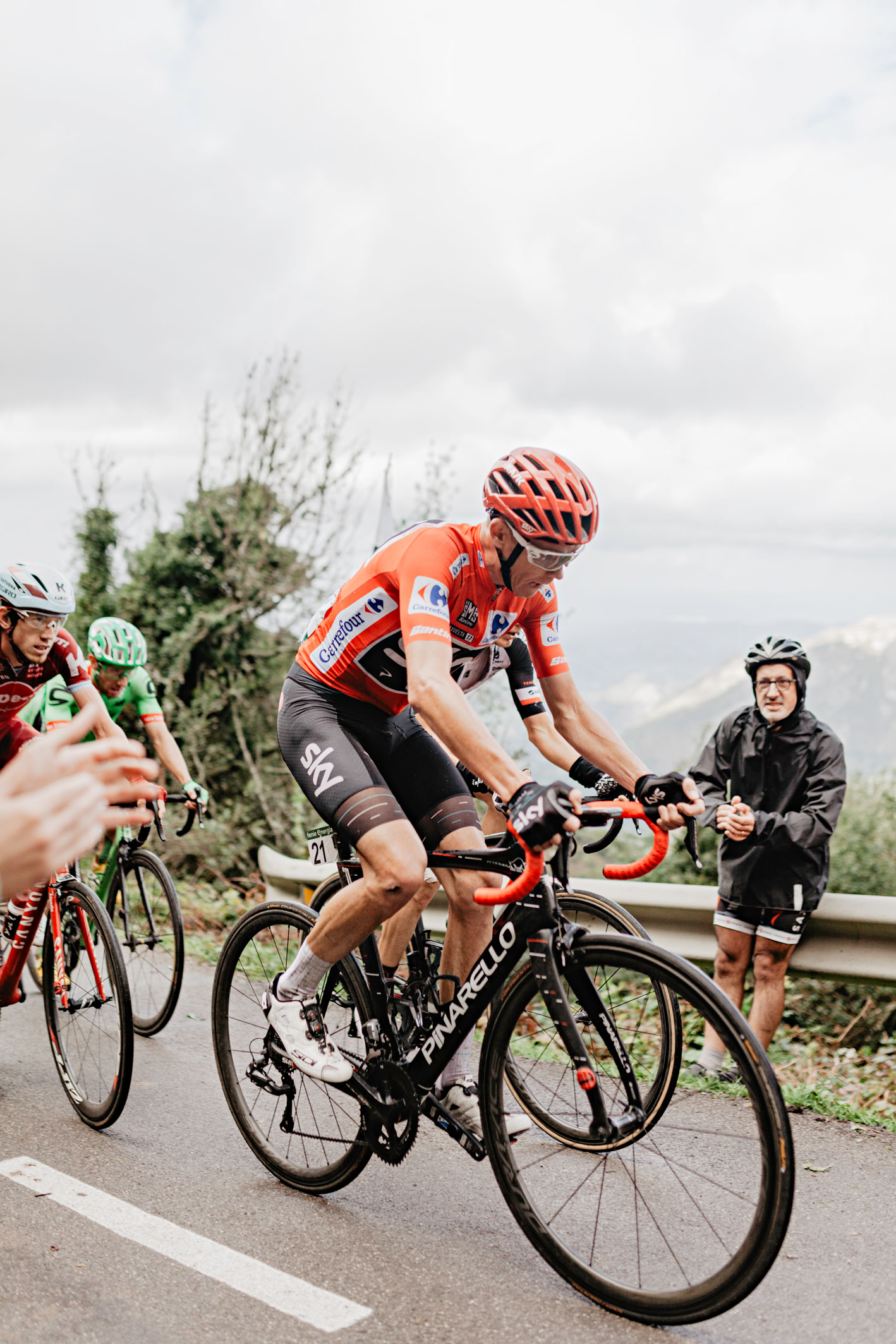 Etapa ciclista en el Angliru