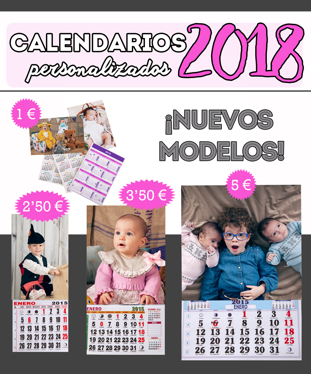Calendarios 2018