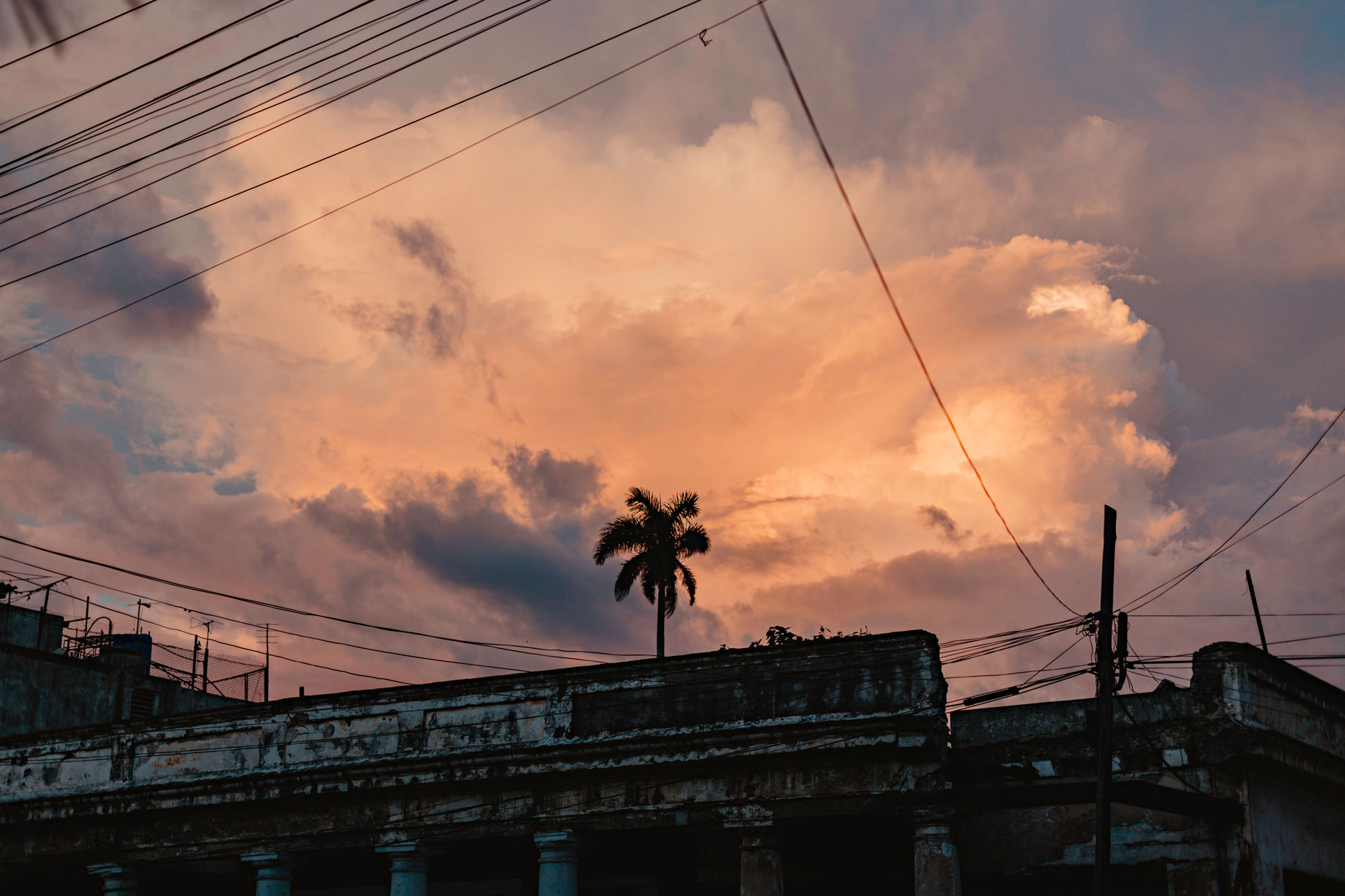 Atardecer en Cuba